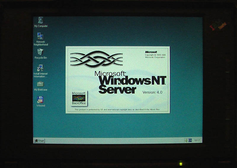 IBM ThinkPad 850.   NT