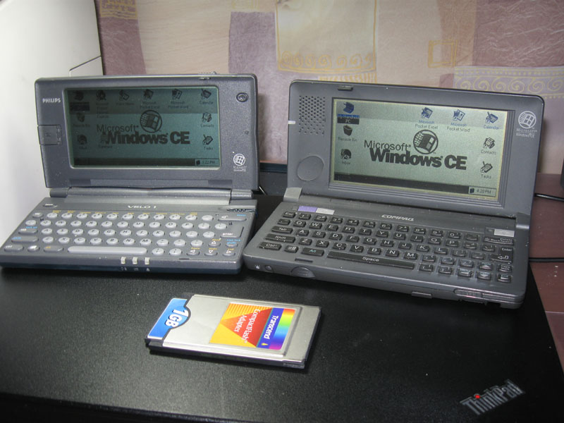 Philips Velo 1 ( MIPS)  Compaq PC Companion C140 ( SH-3)